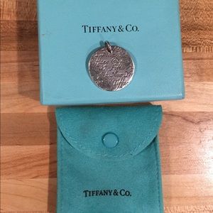 Tiffany & Co. Notes Round Pendant